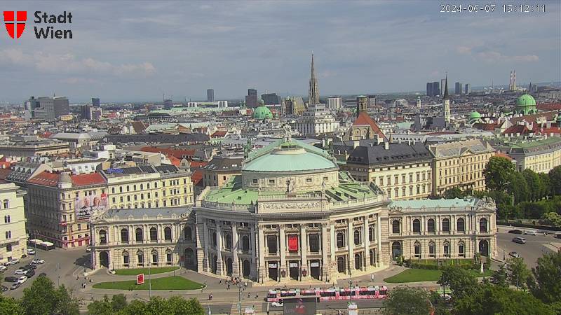 Blick vom Turm des Wiener Rathauses