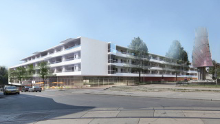 Visualisierung des neuen Pflegewohnhauses Rudolfsheim-Fnfhaus